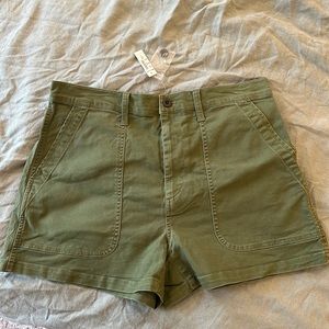 Madewell the perfect vintage military short NWT